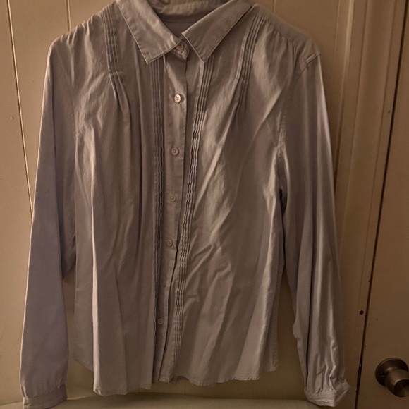 Talbots Tops - Talbots Women's Light Blue Blouse